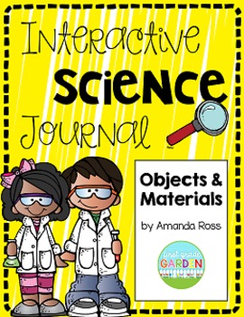 Preview of First Grade Interactive Science Journal: Objects and Materials {Editable}