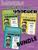 First Grade Interactive Social Studies Journal Bundle {Editable}