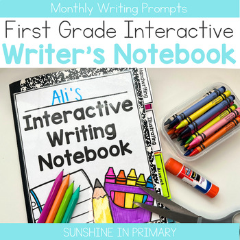 Preview of First Grade Interactive Writer's Notebook