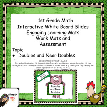 Preview of First Grade IreadyⓇ Math Unit 1 Doubles and Near Doubles