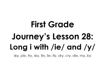 Preview of First Grade Journey's-Lesson 28:  Long i with /ie/ and /y/