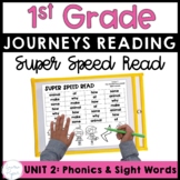 First Grade Journeys Reading Unit 2 Sight Words and Phonic