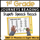First Grade Journeys Reading Unit 3 Sight Words and Phonic