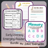 First Grade Letter Recognition and Reading Comprehension Bundle