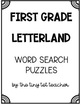 Preview of First Grade Letterland Crosswords
