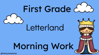 Preview of First Grade Letterland Morning Work