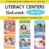 Literacy Centers for First Grade | Complete Bundle for the Year