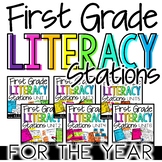 First Grade Literacy Centers | Literacy Stations THE BUNDLE