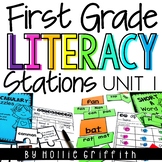 First Grade Literacy Centers Unit 1 | Literacy Stations