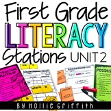 First Grade Literacy Centers Unit 2 | Literacy Stations