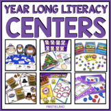 First Grade Literacy Stations | Monthly Literacy Centers G