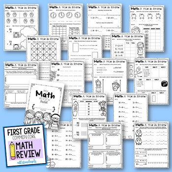 First Grade MATH Review by Karen Jones | TPT