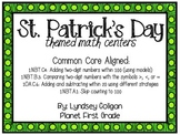 First Grade March Math Centers