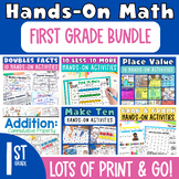 First Grade Math Activities Bundle - Ten More Ten Less - D