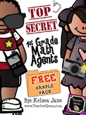 First Grade Math Agents: FREE Sample Activities Pack