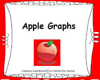 Preview of First Grade Math Apple Graphs