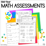 First Grade Math Assessments for Mid Year