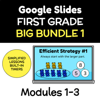 Preview of First Grade Math BIG BUNDLE - MODULES 1-3 Original Eureka Aligned