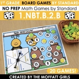 First Grade Math Board Games NO PREP Centers + Small Group