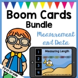 First Grade Math Boom Cards Bundle | Measurement and Data