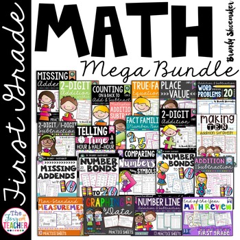 Preview of First Grade Math Bundle