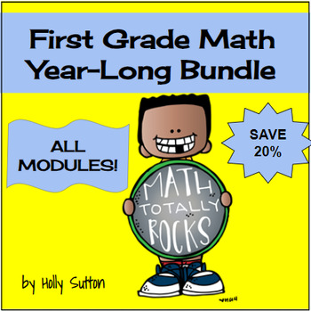 Preview of First Grade Math Bundle-ALL MODULES! (Compatible w/ NY Eureka Math 1st Grade)