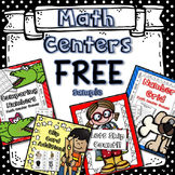 First Grade Math Centers Free!