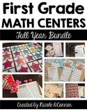 First Grade Math Centers Full-Year Bundle