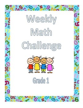 First Grade Math Challenges by MathCoachTeacherMom | TpT