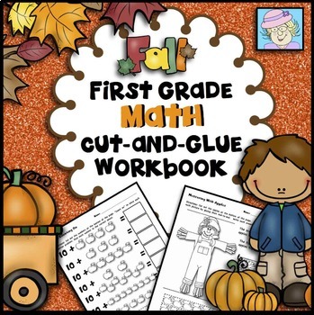Preview of Fall Math Worksheets for 1st Grade