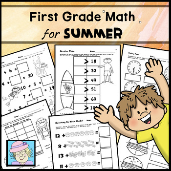 Preview of Summer Packet First Grade Math