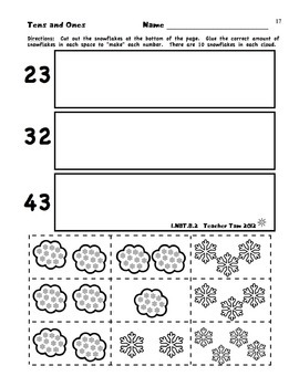 Winter Math Worksheets First Grade | First Grade Math Worksheets for Winter