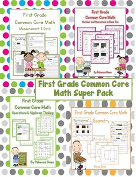 Preview of First Grade Math {Common Core Super Pack}