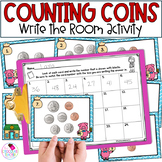 Counting Coins - Money - Math Write the Room