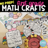 First Grade Math Crafts NO PREP