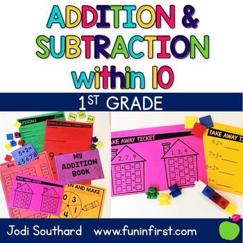 Preview of First Grade Math Curriculum - Addition and Subtraction within 10: Unit 3