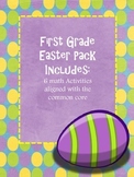 First Grade Math Easter Pack