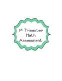 First Grade Math  First Trimester/Quarter Benchmark Assess