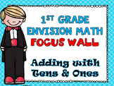 First Grade Math Focus Wall Topic 10 Adding With Tens and Ones
