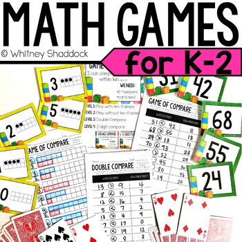 Preview of First Grade Math Games - Number Sense Activities & Base 10 Place Value Games