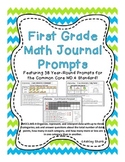 First Grade Math Journal Prompts: 38 Prompts for the Commo