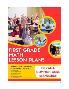 Preview of First Grade Math Lesson Plans - Nevada Common Core