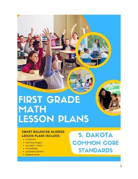 Preview of First Grade Math Lesson Plans - S. Dakota Common Core