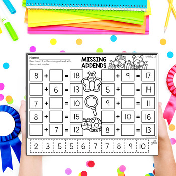 May Math Worksheets | First Grade by Laura Martin | TpT