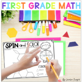 First Grade Math Measurement and Data and Geometry Digital