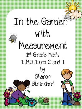 Preview of First Grade Math-Measurement and Graphs 1.MD 1, 2 and 4