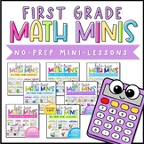 First Grade Math Mini-Lessons | YEAR-LONG BUNDLE | Google Slides