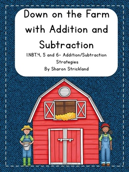 Preview of First Grade Math- NBT 4, 5 and 6 Addition and Subtraction Strategies