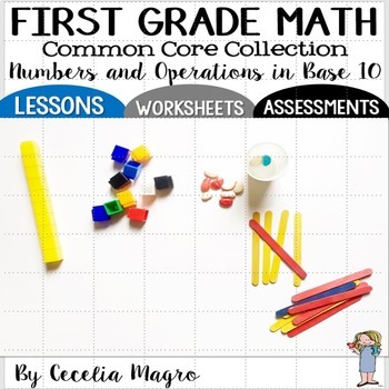 Preview of First Grade Math Numbers and Operations in Base Ten
