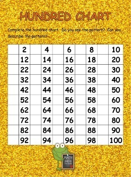 First Grade Math Place Value Hundred Chart by Mrs Balius | TpT
